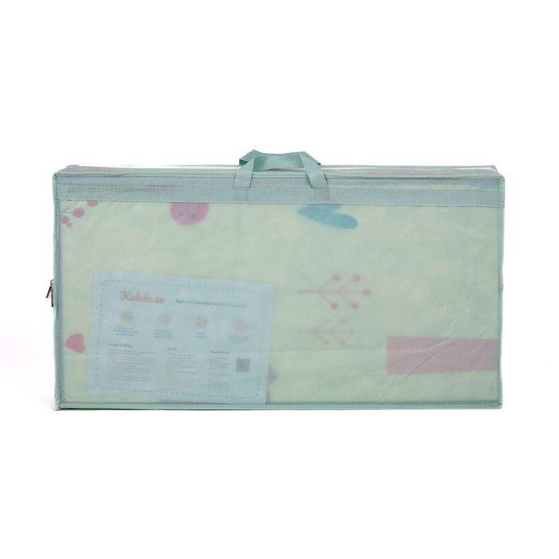 Tapis D'Éveil Bébé Pliable 127x127 Cm - Tapis Motricité Coloré Pour Tummy Time, Jeu Au Sol, Cadeau Naissance