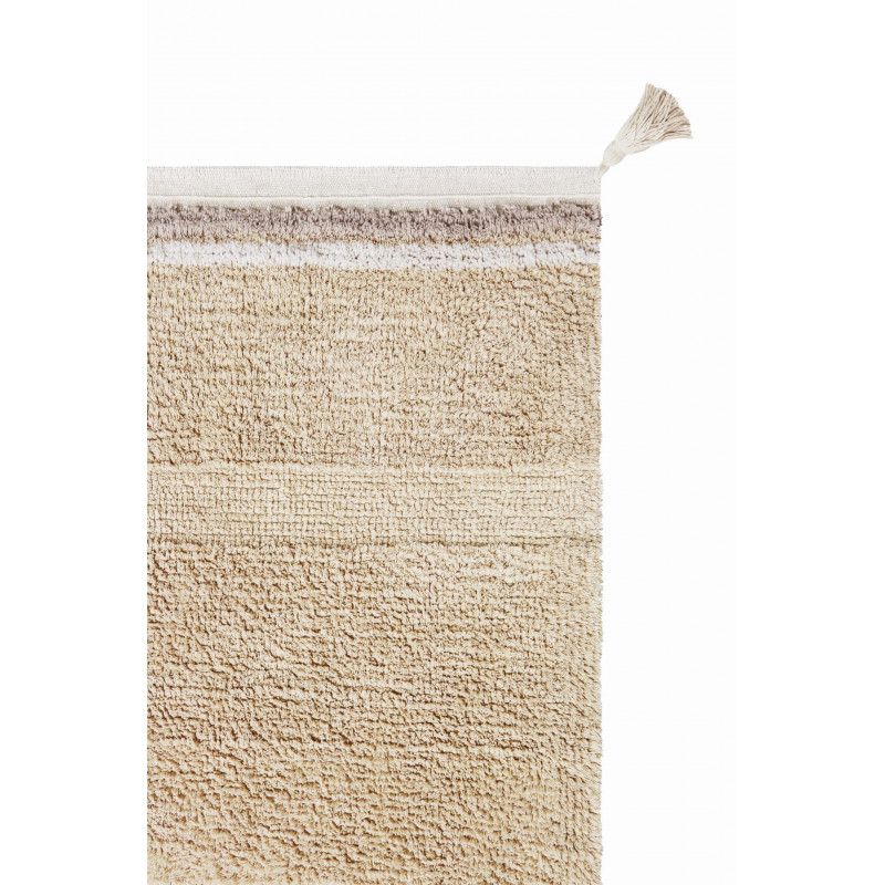 Tapis Coton Lavable Bloom Golden par Lorena Canals - 140 x 200 cm