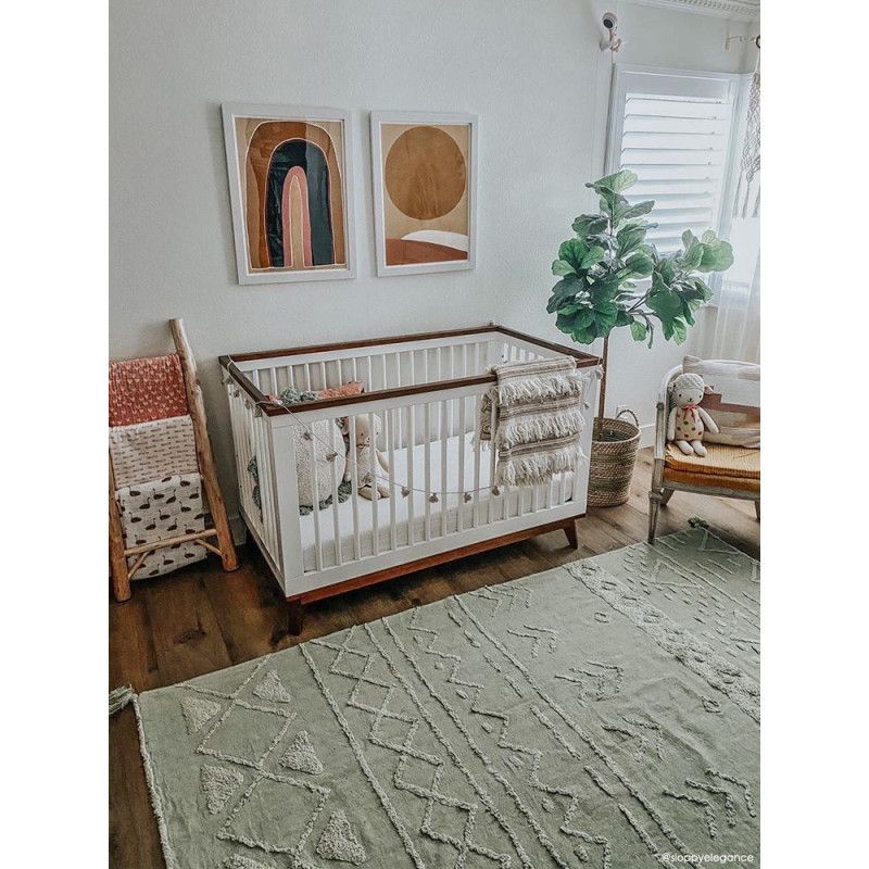 Tapis Coton Tribu Olive par Lorena Canals - 200 x 300 cm