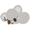 Tapis Coton Sleepy Koala par Lilipinso