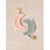 Attache Sucette Moon Rose Pale Attache Sucette Moon Rose Pale