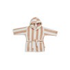 Peignoir 3-4 ans Stripe Éponge Biscuit GOTS Peignoir 3-4 ans Stripe Éponge Biscuit GOTS