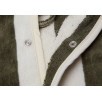 Peignoir 3-4 ans Stripe Éponge Vert Cendré GOTS Peignoir 3-4 ans Stripe Éponge Vert Cendré GOTS