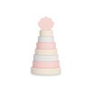 Tour d'empilage en bois Shell Pink
