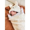 Couverture Berceau 75x100cm Bliss Knit Teddy Caramel