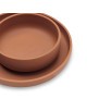 Coffret de table bébé Silicone Caramel (4pcs)