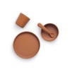 Coffret de table bébé Silicone Caramel (4pcs)