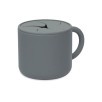 Gobelet à goûter avec couvercle Silicone Gris Tempête