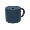 Gobelet à goûter avec couvercle Silicone Jeans Bleu