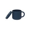 Gobelet à goûter avec couvercle Silicone Jeans Bleu