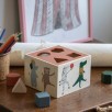 Cube à formes en bois Animaux Cube à formes en bois Animaux