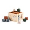 Cube à formes en bois Animaux Cube à formes en bois Animaux