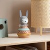 Jeu à empiler en bois Lapin Jeu à empiler en bois Lapin