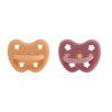 Tétine physiologique caoutchouc naturel 3-36 mois - Orange et Rouge (2pcs) Tétine physiologique caoutchouc naturel 3-36 mois - Orange et Rouge (2pcs)