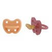 Tétine physiologique caoutchouc naturel 3-36 mois - Orange et Rouge (2pcs) Tétine physiologique caoutchouc naturel 3-36 mois - Orange et Rouge (2pcs)