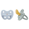 Tétine physiologique caoutchouc naturel 3-36 mois - Bleu et Gris (2pcs) Tétine physiologique caoutchouc naturel 3-36 mois - Bleu et Gris (2pcs)