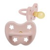 Tétine ronde caoutchouc naturel / 0+ mois Rose - Boite unitaire