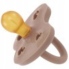 Tétine ronde caoutchouc naturel 3-36 mois Beige - Boite unitaire