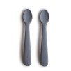 Lot de 2 cuillères silicone gris
