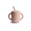 Tasse d'apprentissage avec paille - Blush
