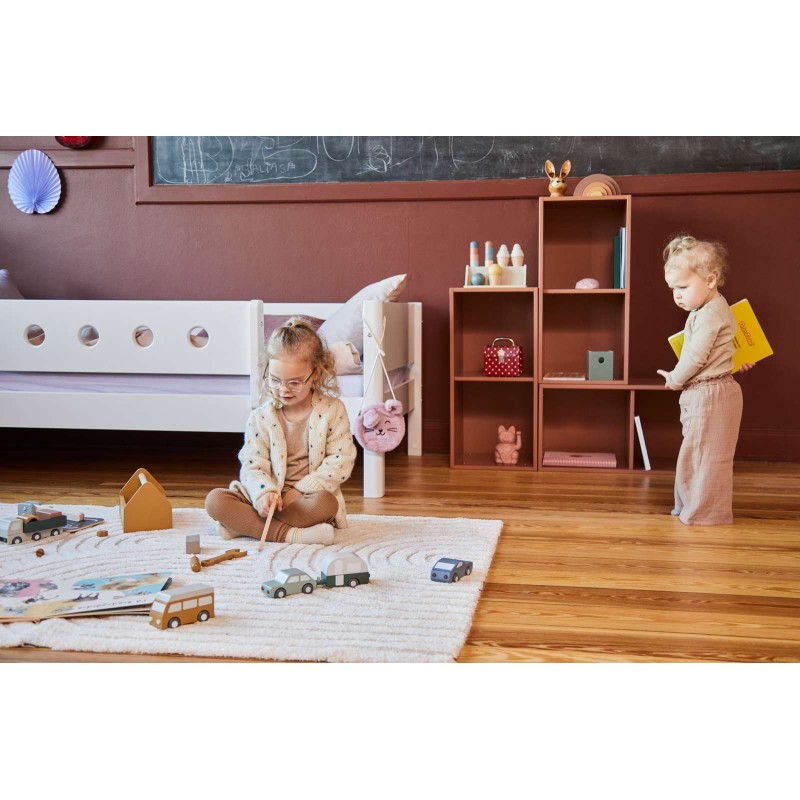 Set de 5 voitures en bois