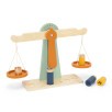 Balance en bois avec 6 poids Balance en bois avec 6 poids