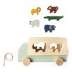 Camion en bois animaux Camion en bois animaux