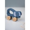 Jouet à tirer en bois Mrs Elephant