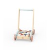 Chariot de marche et jeu des formes 27 blocs Chariot de marche et jeu des formes 27 blocs