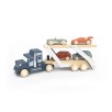 Camion transporteur avec 4 voitures Camion transporteur avec 4 voitures