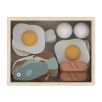 Poisson et viande en bois Poisson et viande en bois