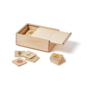 Jeu de mémoire en bois
