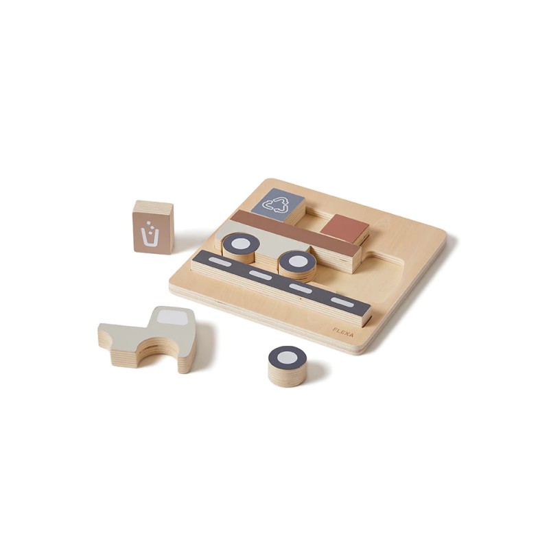 Puzzle camion en bois