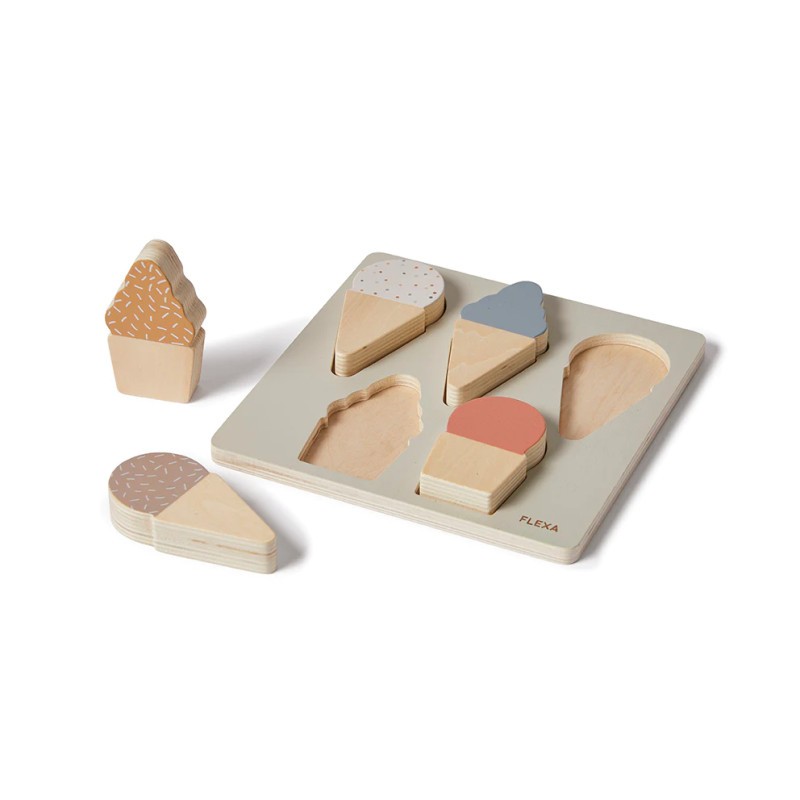 Puzzle glace en bois