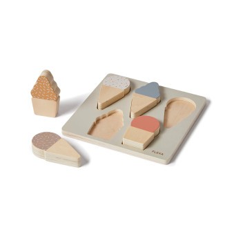 Puzzle glace en bois