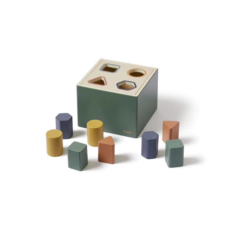 Boîte à formes en bois