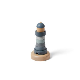Tour à empiler Phare en bois