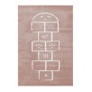 Tapis enfant MARELLE - Rose - S Tapis enfant MARELLE - Rose - S