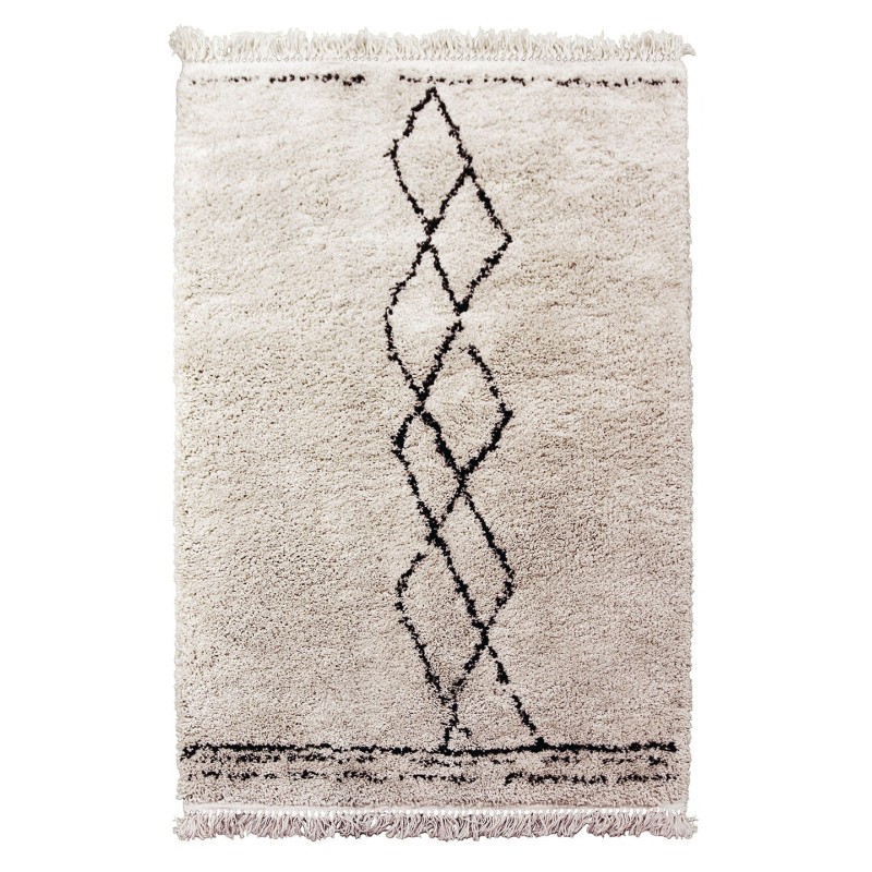 Tapis shaggy FEZ - Beige - M