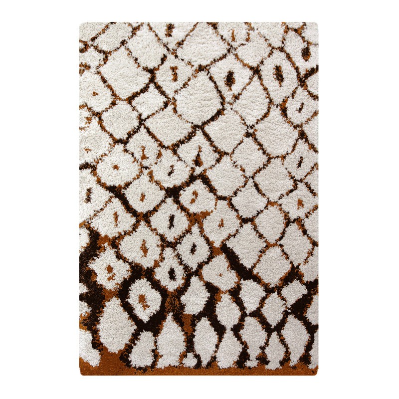 Tapis shaggy MARRAKECH - Crème - L