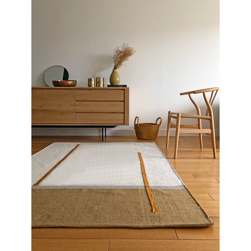 Tapis kilim ATLAS - Safran - G