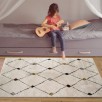 Tapis deco shaggy GEMS