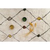 Tapis graphique Gems en fibre Oeko-Tex 100 - multicolore - 153 x 230 cm