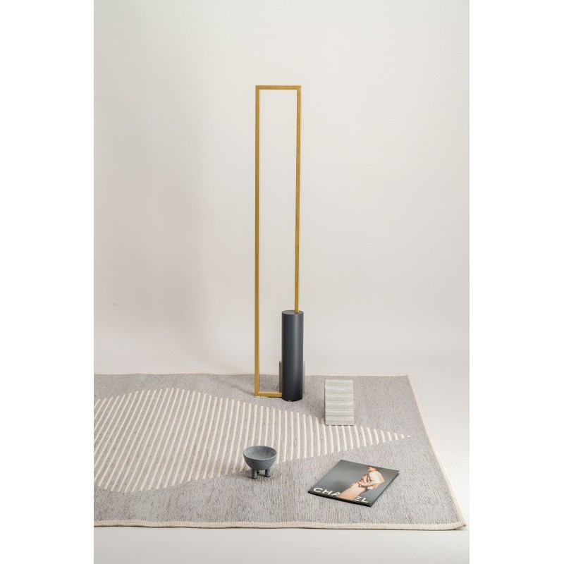 Tapis intérieur extérieur DIATONIQUE - Gris perle - M