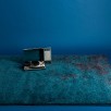 Tapis Vintage délavé - Bleu paon - L Tapis Vintage délavé - Bleu paon - L