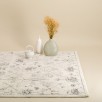 Tapis Inspiration Florale - Argent - L Tapis Inspiration Florale - Argent - L