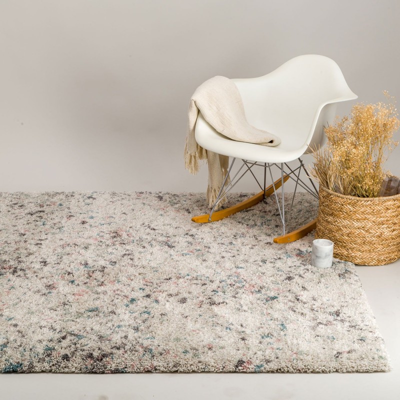 Tapis enfant shaggy  TERRAZO - Multicolore - S