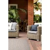 Tapis intérieur extérieur LEAVES - Gris - M