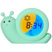 Réveil éducatif enfant - Formateur de sommeil Escargot Simon Vert