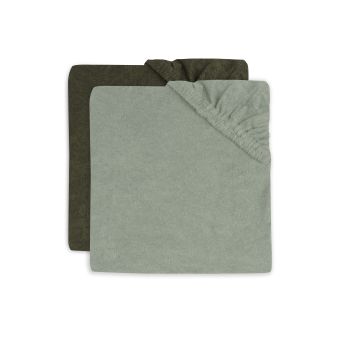 Housse Matelas à Langer Éponge 50x70cm Ash Green/Leaf Gr(2p)